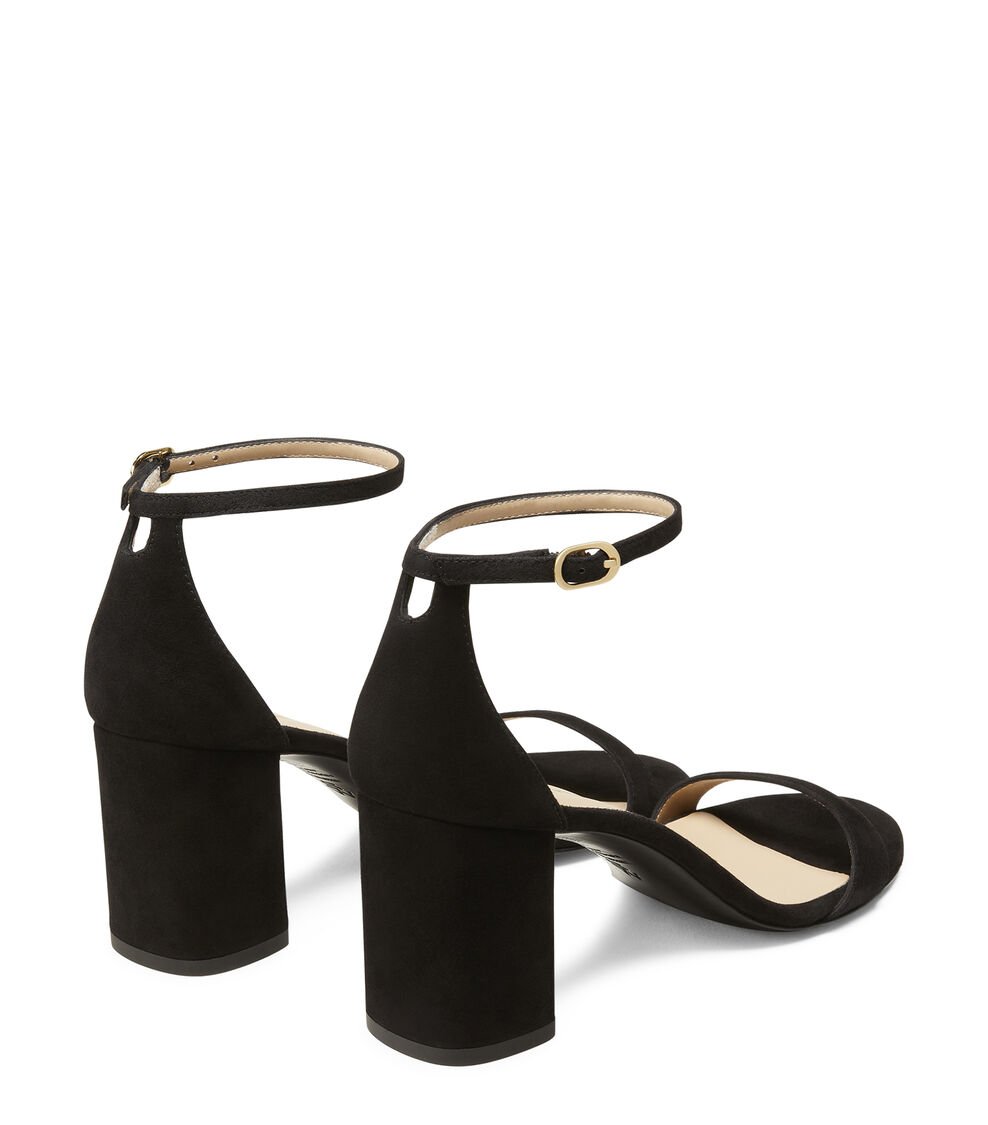 Stuart Weitzman NUDIST BLOCK 75 en BLACK de Mujer | Stuart Weitzman® Envío gratis