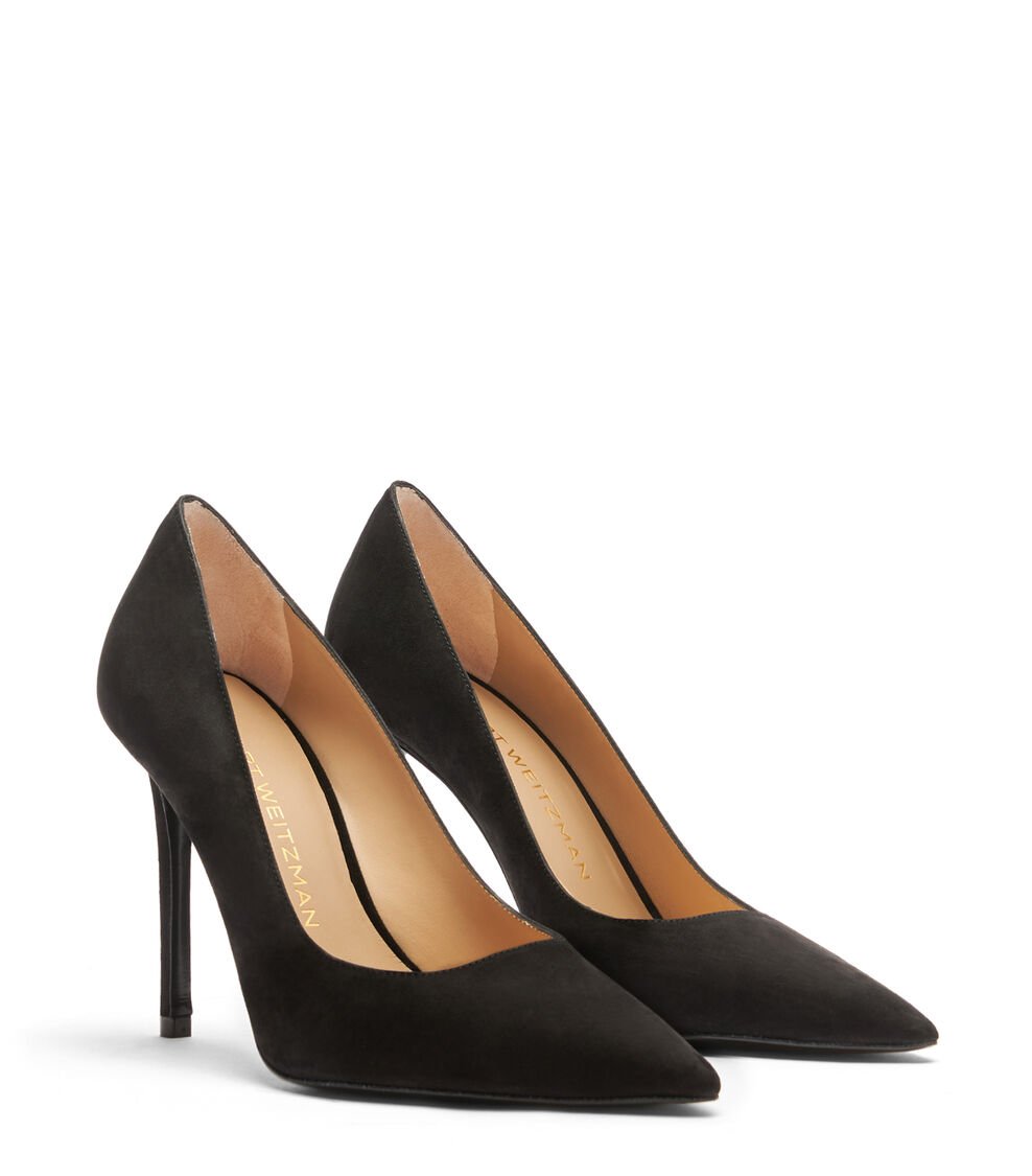 Stuart Weitzman STUART POWER 100 PUMP en NEGRO de Mujer | Stuart Weitzman® COMPRAR AHORA
