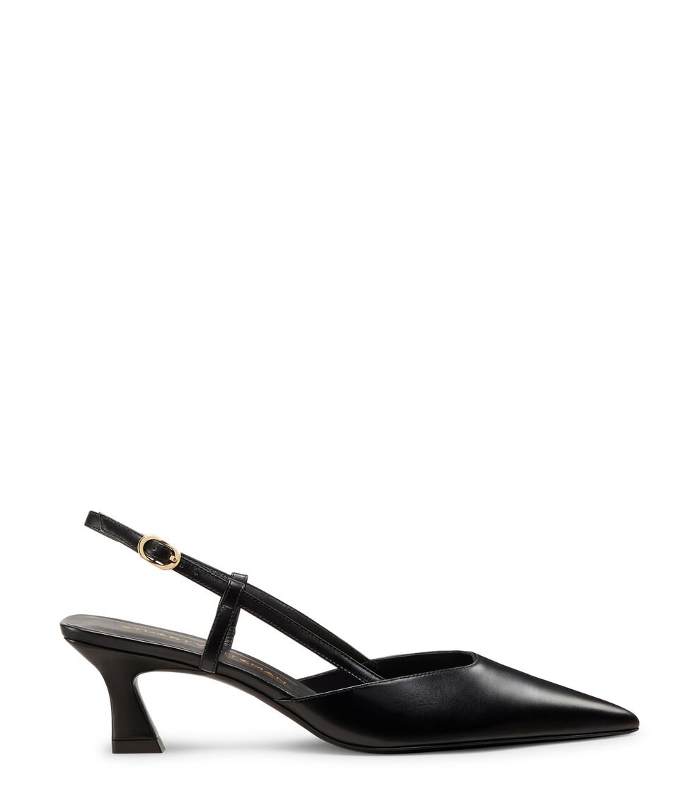 Stuart Weitzman VINNIE 50 SLINGBACK en NEGRO de Mujer | Stuart Weitzman® ÚLTIMAS EDICIONES