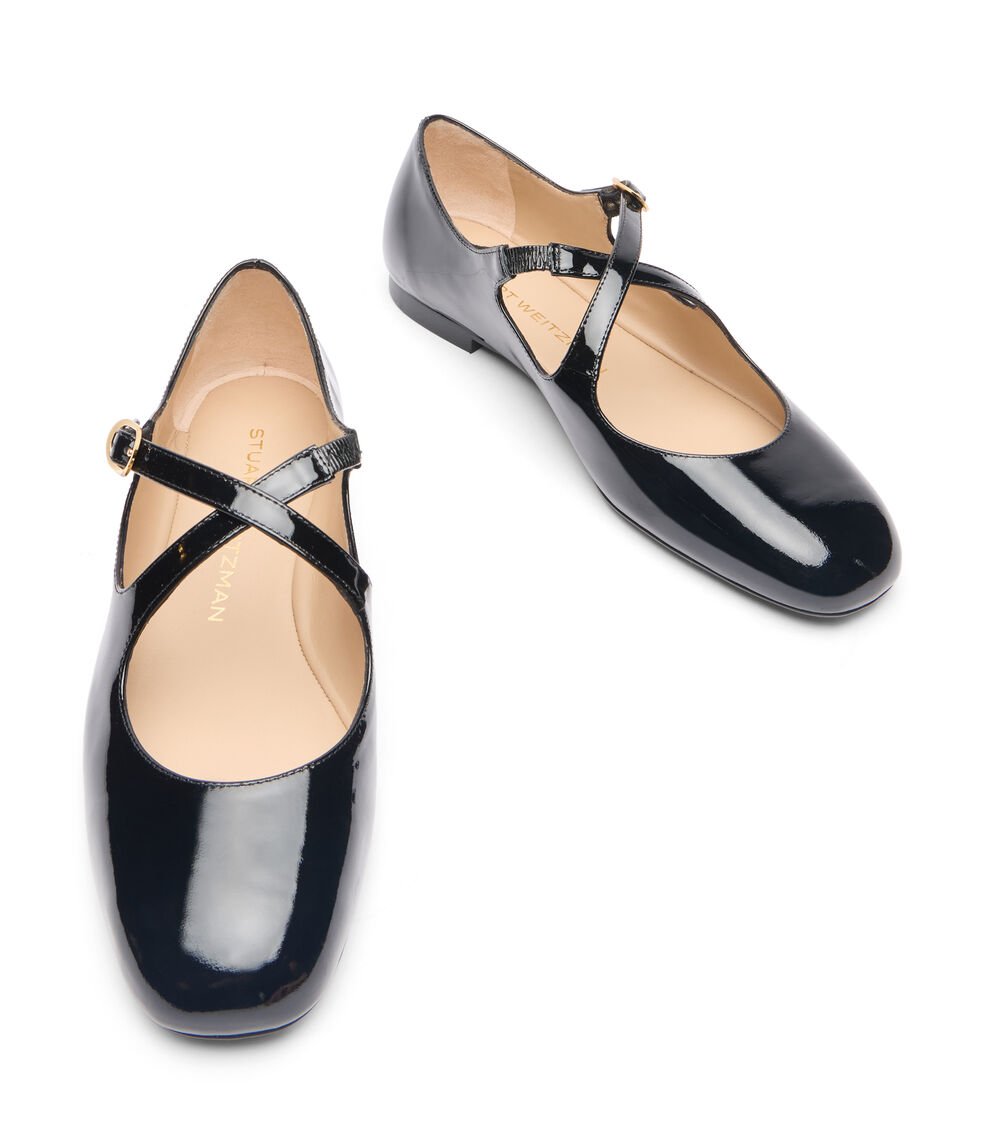 Stuart Weitzman CLEM FLAT en NEGRO de Mujer | Stuart Weitzman® Últimos 2 días