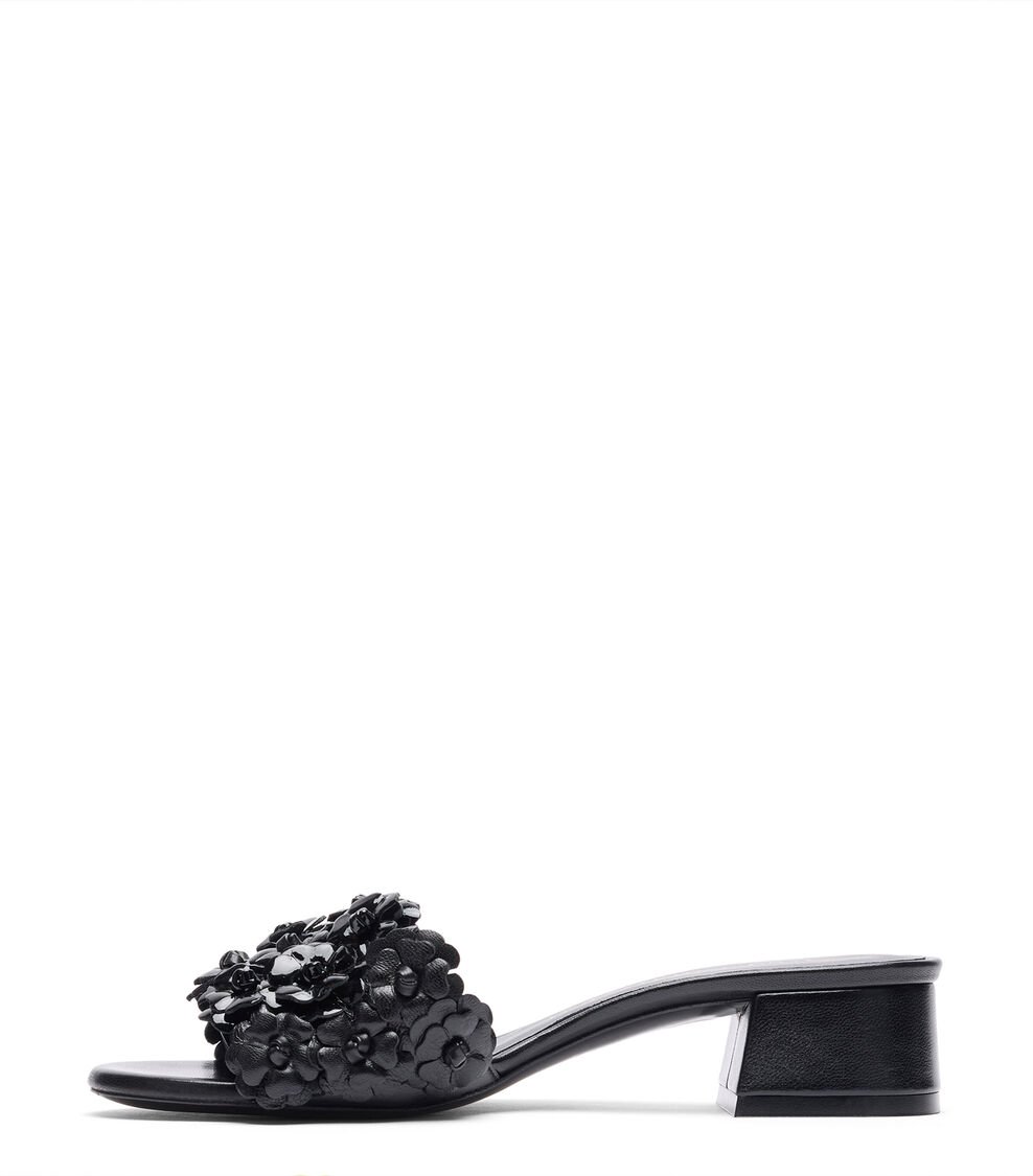 Stuart Weitzman MEADOW 35 SLIDE en NEGRO de Mujer | Stuart Weitzman® Solo hoy