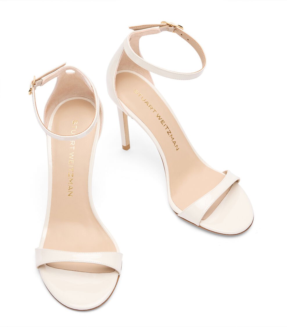 Stuart Weitzman NUDIST II 100 SANDAL en CREMA de Mujer | Stuart Weitzman® Superdescuento