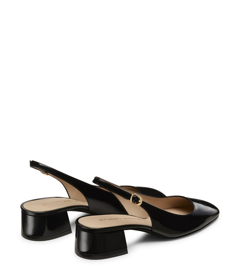 Stuart Weitzman MAEVE SLINGBACK 35 en BLACK de Mujer | Stuart Weitzman® En oferta