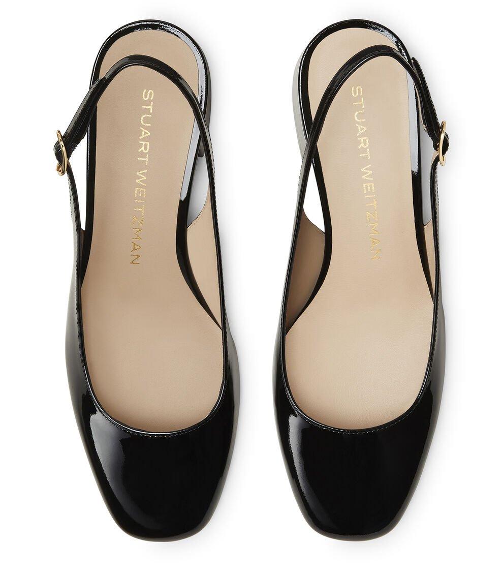 Stuart Weitzman MAEVE SLINGBACK 35 en BLACK de Mujer | Stuart Weitzman® En oferta
