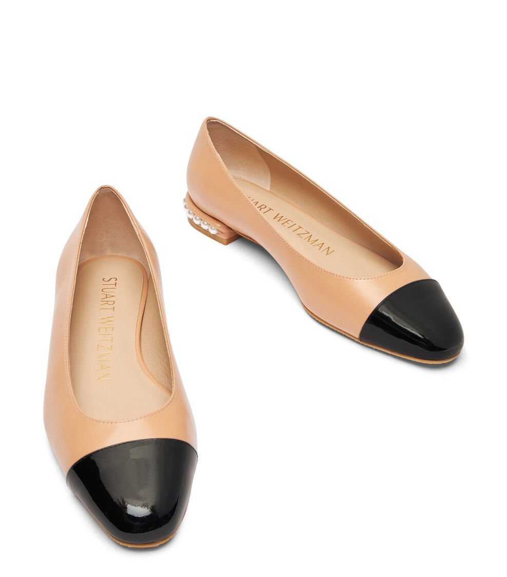 Stuart Weitzman PEARL FLAT en JENGIBRE de Mujer | Stuart Weitzman® En línea