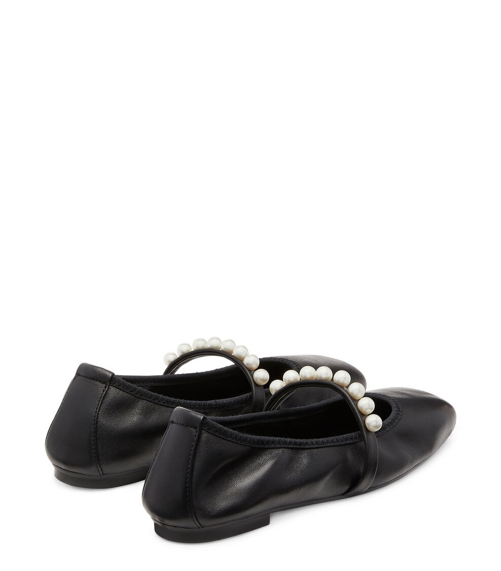 Stuart Weitzman GOLDIE BALLET FLAT en NEGRO de Mujer | Stuart Weitzman® Venta caliente