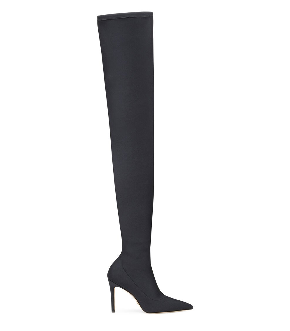 Stuart Weitzman ULTRASTUART 100 STRETCH BOOT en NEGRO de Mujer | Stuart Weitzman®