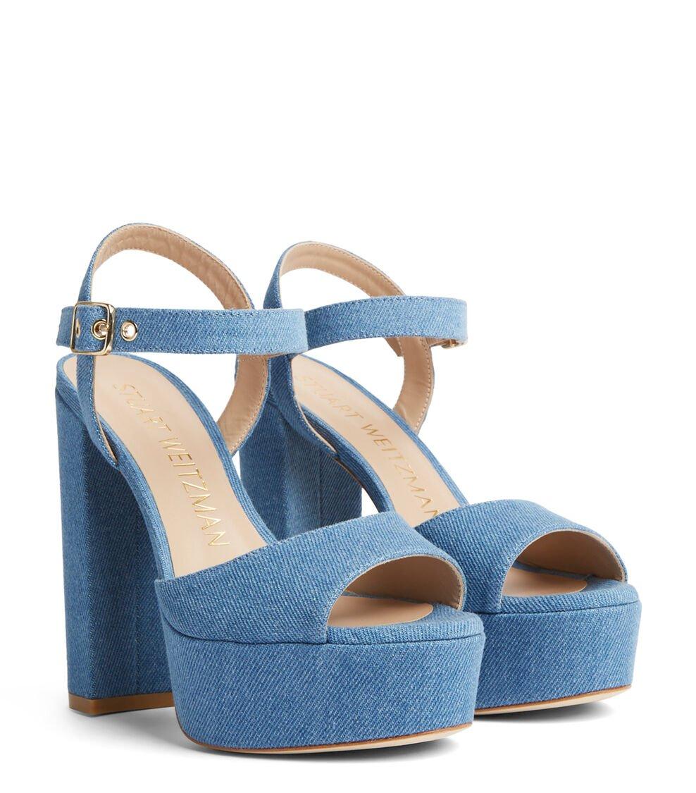 Stuart Weitzman RYDER 95 PLATFORM SANDAL en LAVADO de Mujer | Stuart Weitzman® Precio de fábrica