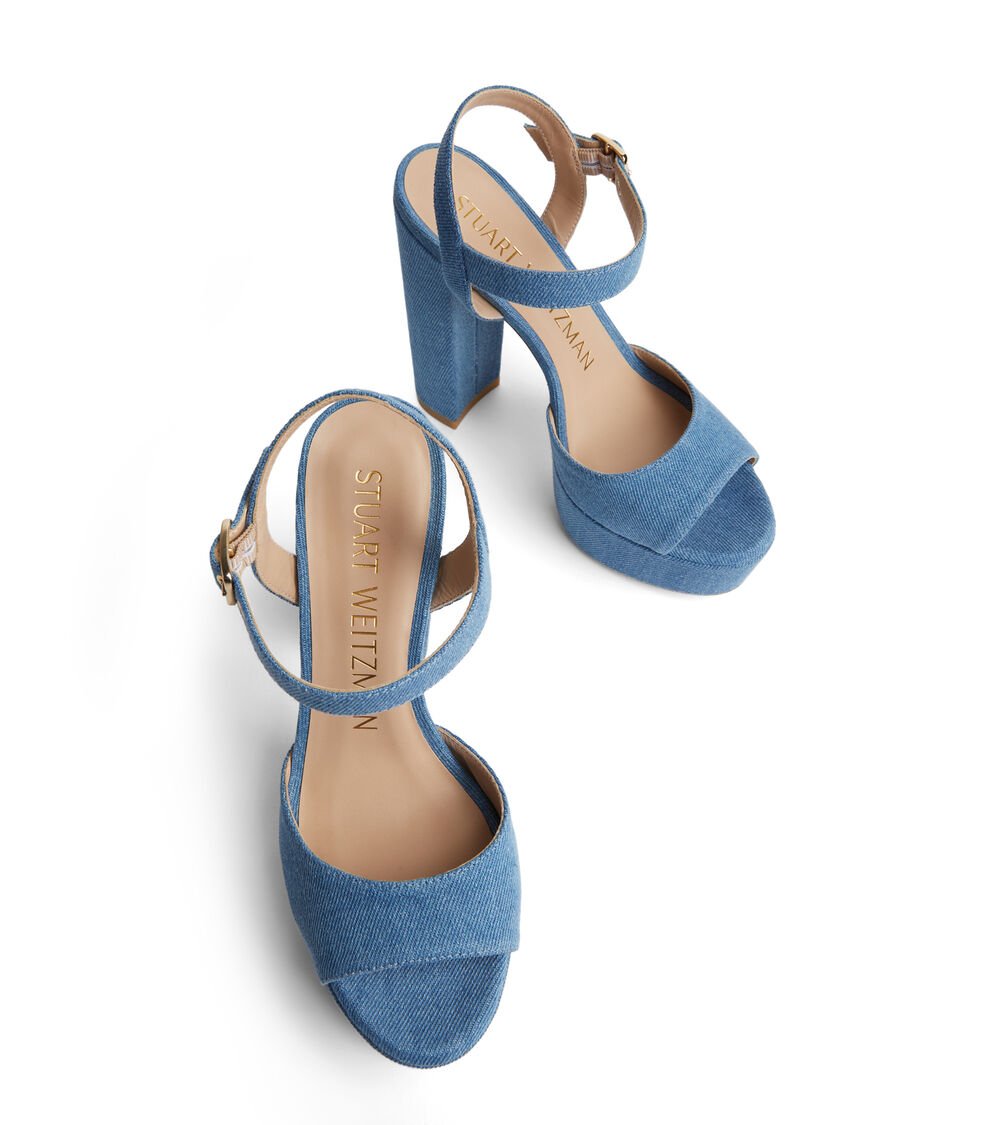 Stuart Weitzman RYDER 95 PLATFORM SANDAL en LAVADO de Mujer | Stuart Weitzman® Precio de fábrica