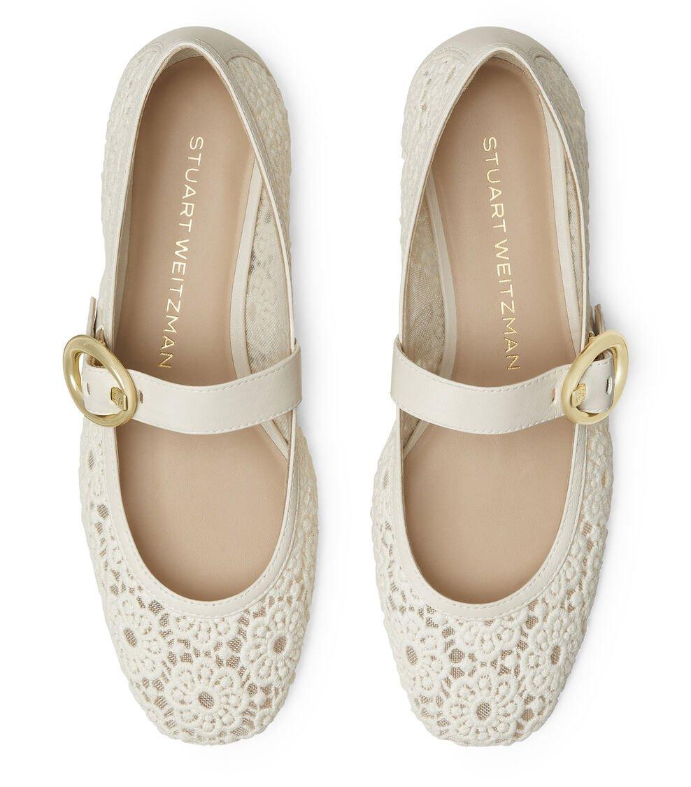 Stuart Weitzman ARABELLA MARY JANE en LINEN de Mujer | Stuart Weitzman® Solo queda un día
