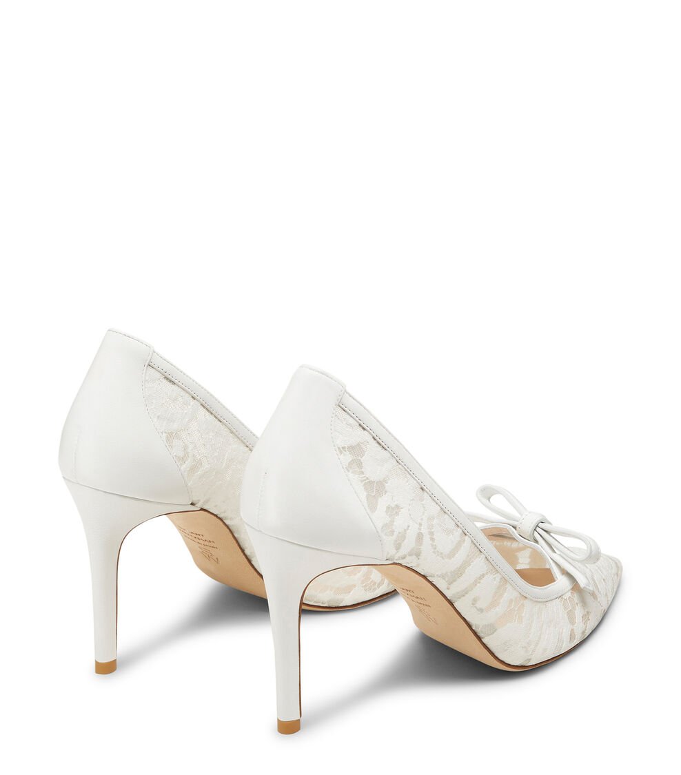 Stuart Weitzman STUART FELICITY 85 PUMP en BLANCO de Mujer | Stuart Weitzman® Liquidación