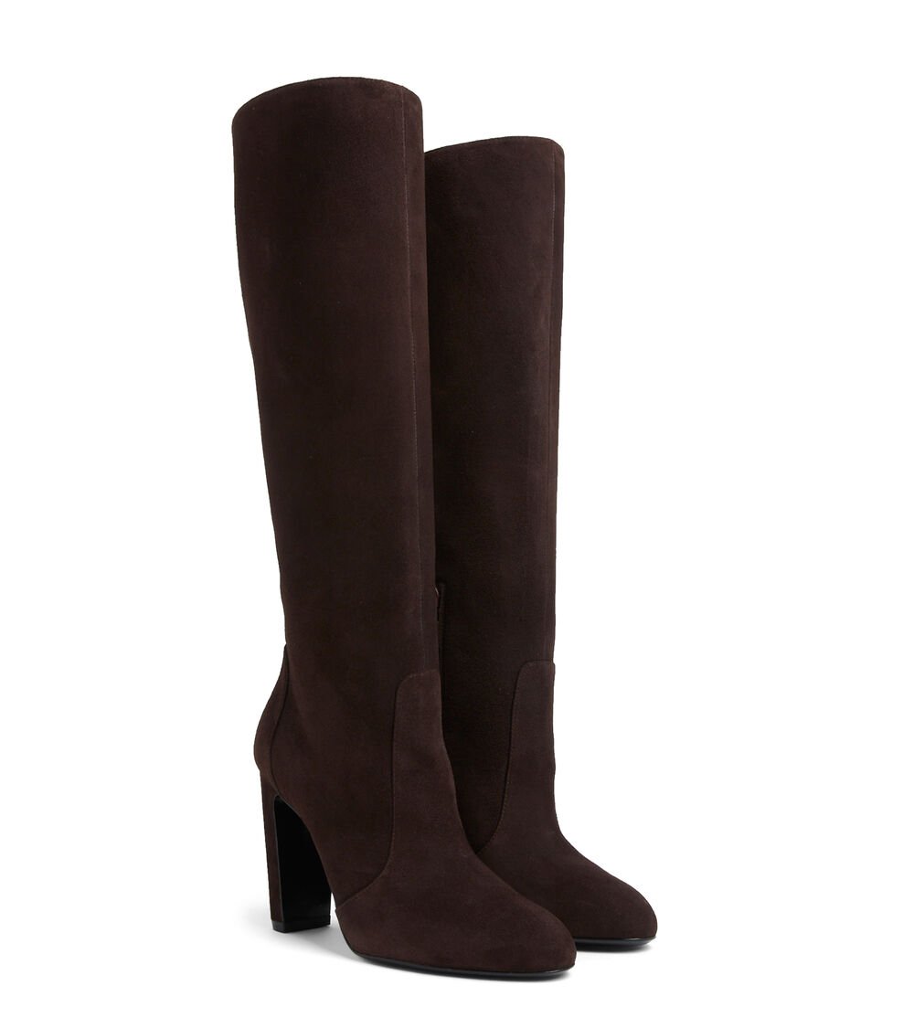 Stuart Weitzman VIDA 100 KNEE-HIGH BOOT en ÉBANO de Mujer | Stuart Weitzman® Ofertas especiales