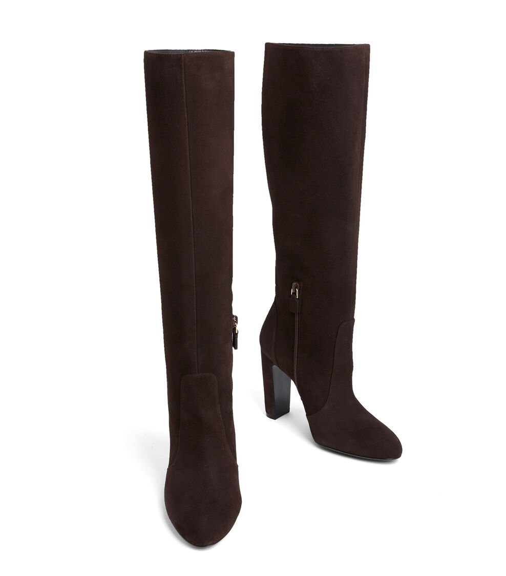 Stuart Weitzman VIDA 100 KNEE-HIGH BOOT en ÉBANO de Mujer | Stuart Weitzman® Ofertas especiales
