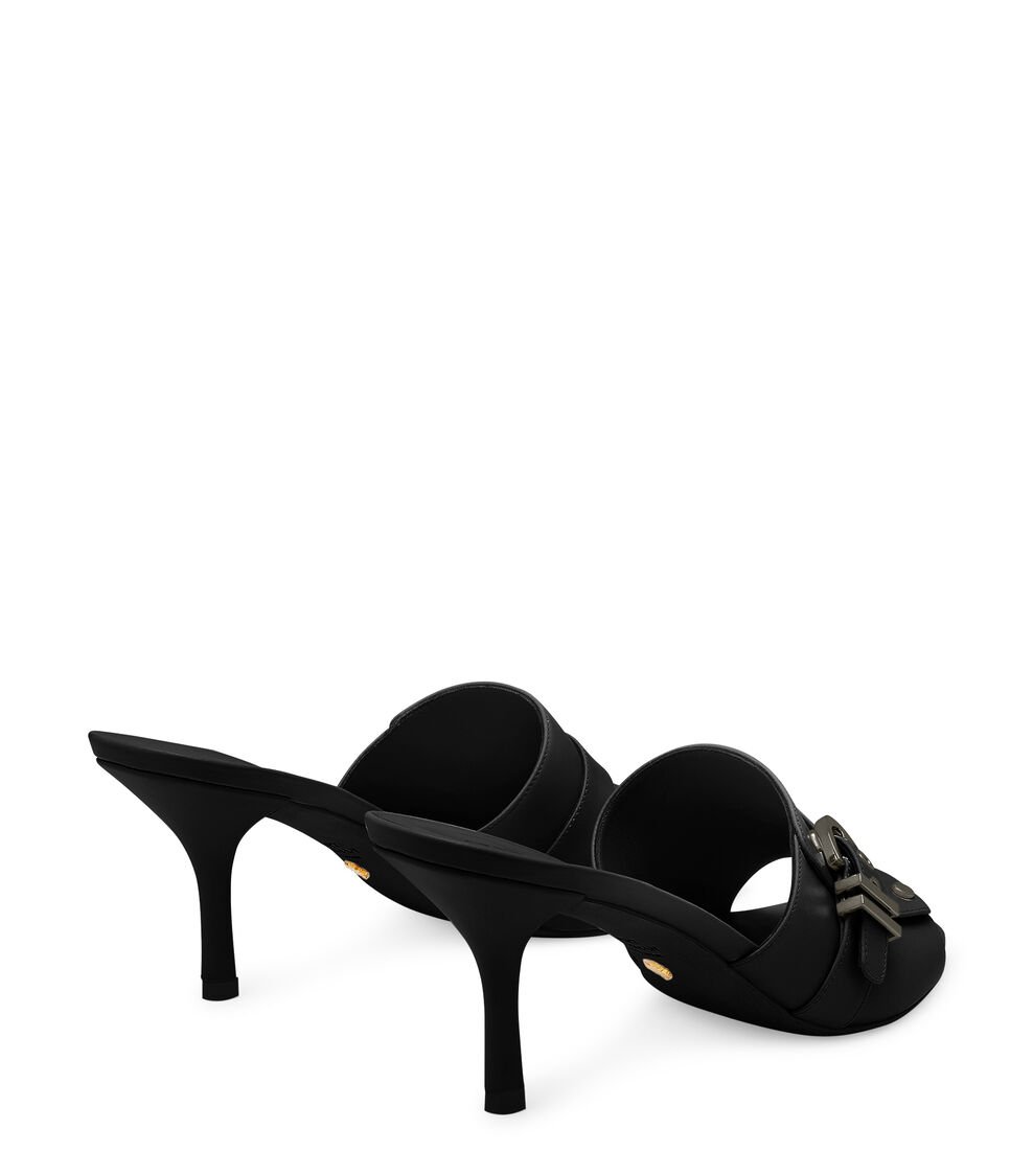 Stuart Weitzman MAVERICK 75 SLIDE en NEGRO de Mujer | Stuart Weitzman® Devoluciones gratuitas