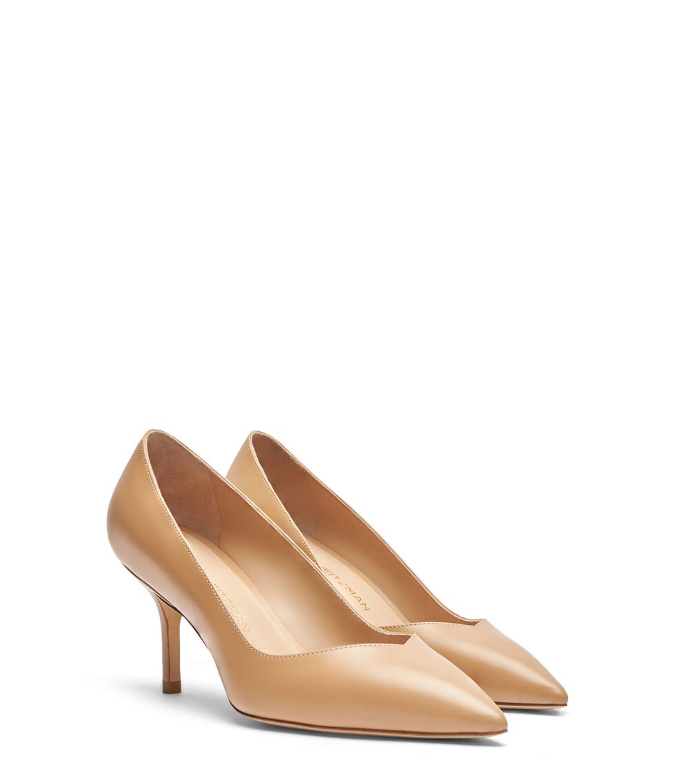Stuart Weitzman EVA 75 PUMP en ADOBE de Mujer | Stuart Weitzman® Rebajas de fábrica