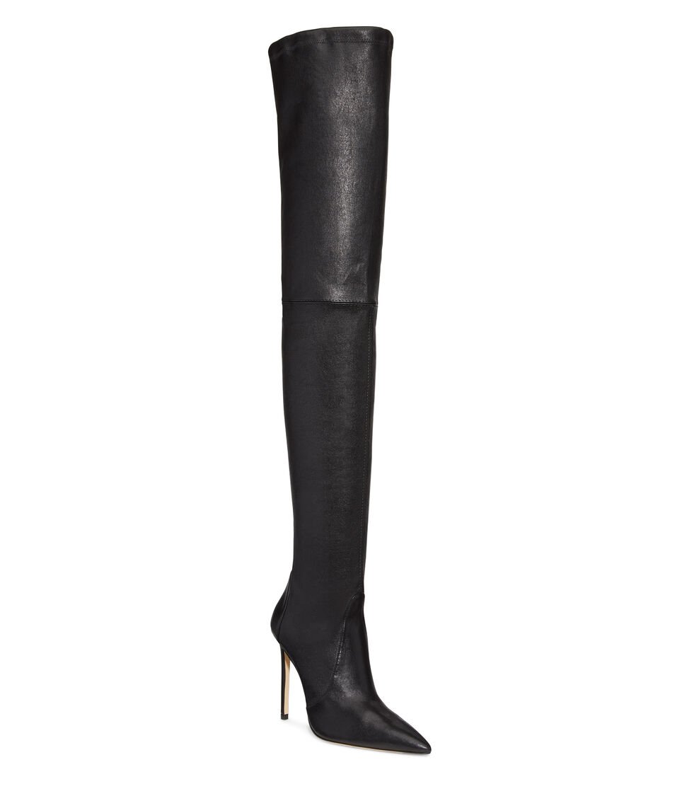 Stuart Weitzman ULTRASTUART 110 STRETCH BOOT en NEGRO de Mujer | Stuart Weitzman® Ventas relámpago
