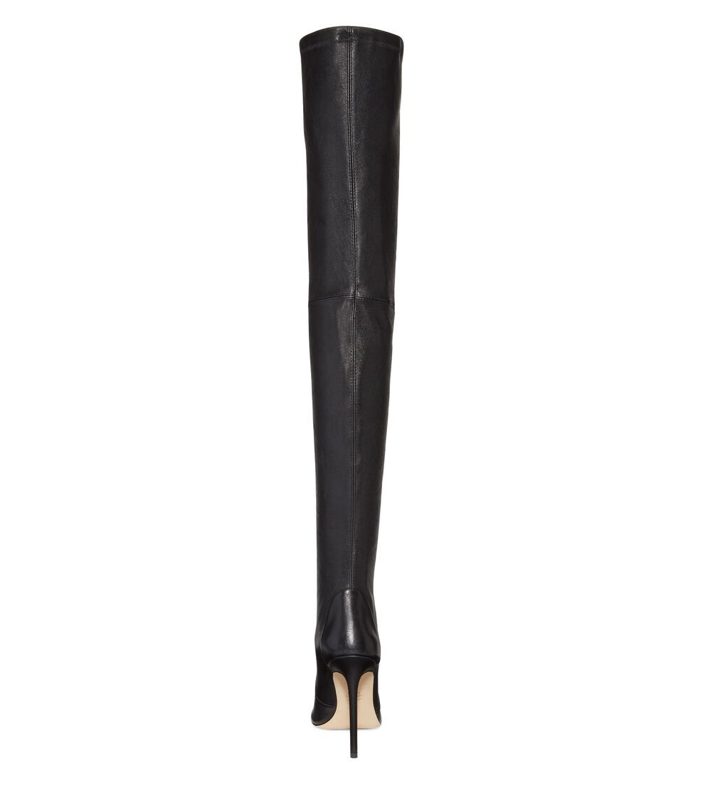 Stuart Weitzman ULTRASTUART 110 STRETCH BOOT en NEGRO de Mujer | Stuart Weitzman® Ventas relámpago