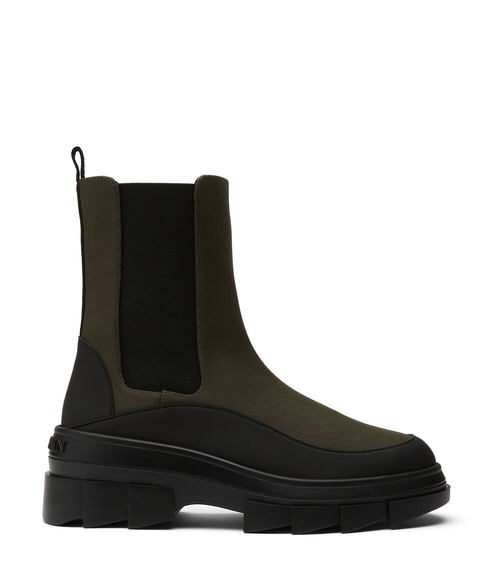 Stuart Weitzman NOHO CHELSEA BOOTIE en MILITAR de Mujer | Stuart Weitzman® Mejor oferta