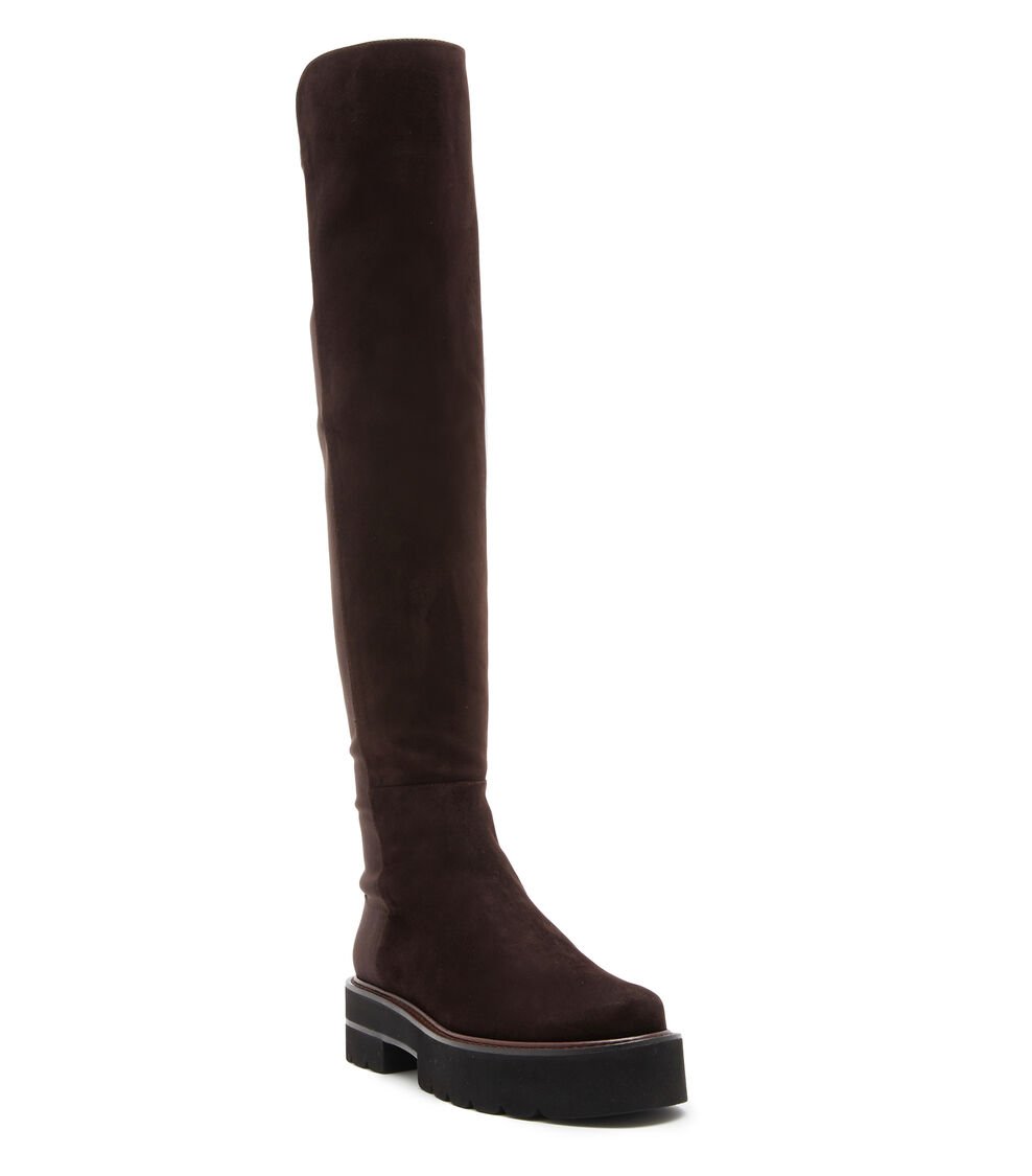 Stuart Weitzman 5050 ULTRALIFT BOOT en ÉBANO de Mujer | Stuart Weitzman® Envío gratis