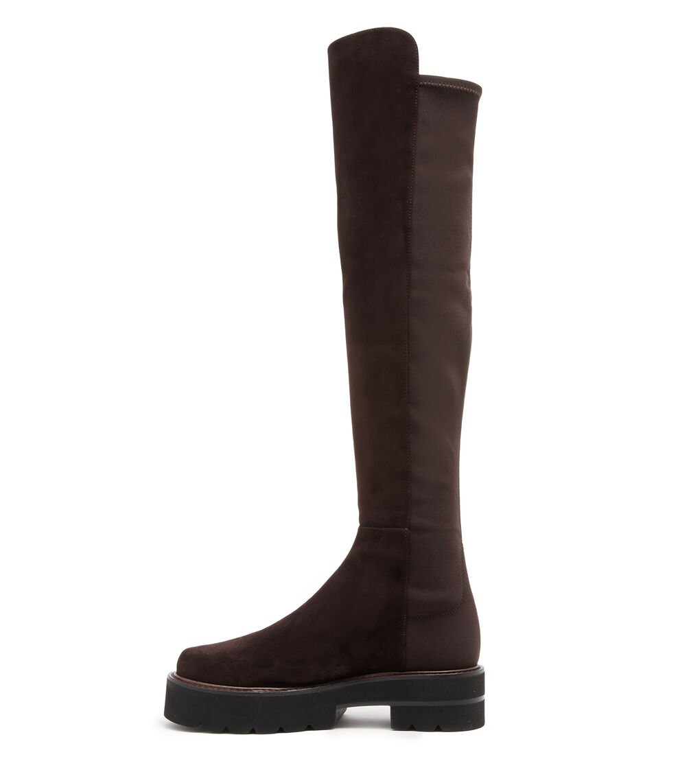 Stuart Weitzman 5050 ULTRALIFT BOOT en ÉBANO de Mujer | Stuart Weitzman® Envío gratis