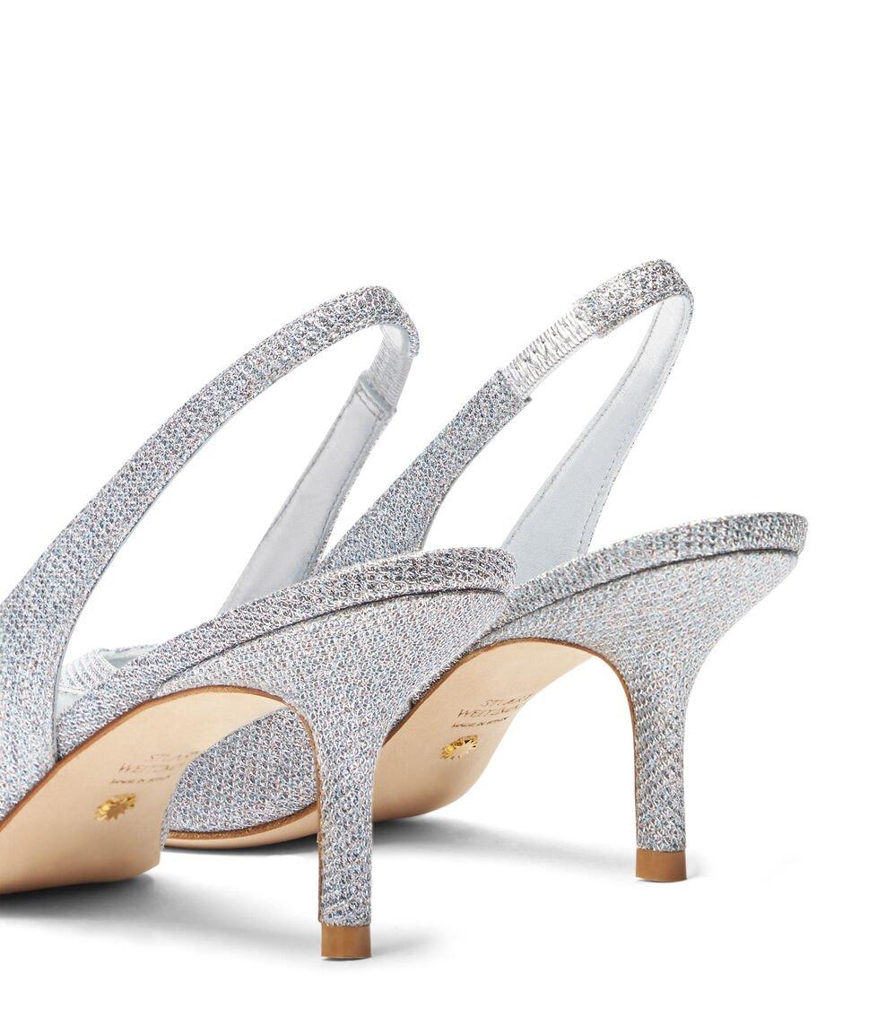 Stuart Weitzman EVA 75 SLINGBACK en PLATA de Mujer | Stuart Weitzman® Últimos 3 días