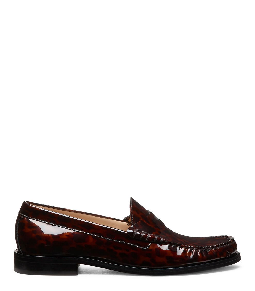 Stuart Weitzman LOTTIE LOAFER en MARRÓN OSCURO de Mujer | Stuart Weitzman®