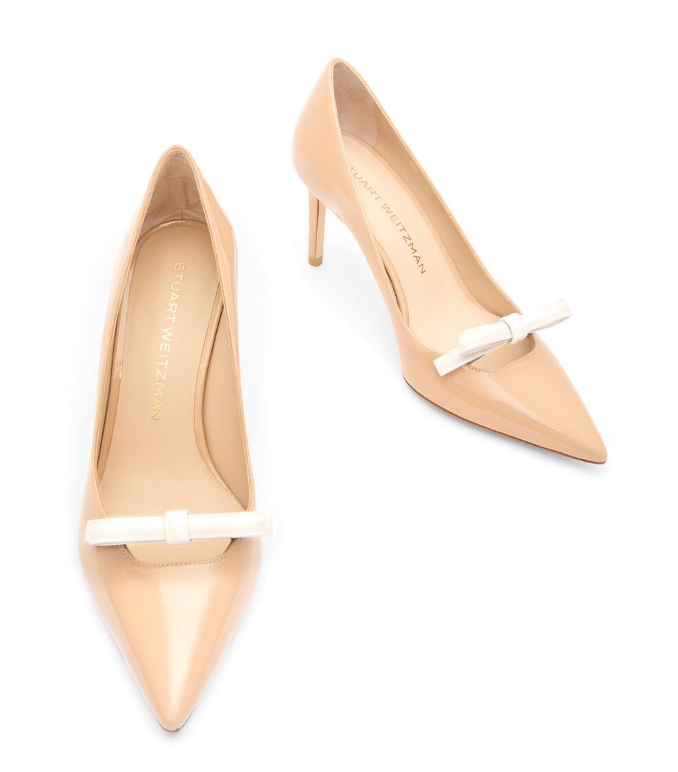 Stuart Weitzman STUART FELICITY 85 PUMP en ADOBE/CREAM de Mujer | Stuart Weitzman® ÚLTIMAS EDICIONES