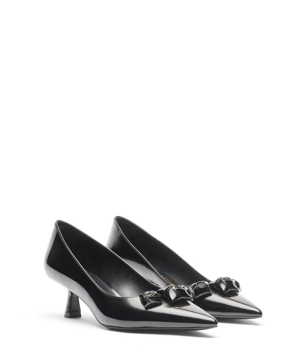 Stuart Weitzman ROSIE 50 PUMP en NEGRO de Mujer | Stuart Weitzman® Últimos 2 días