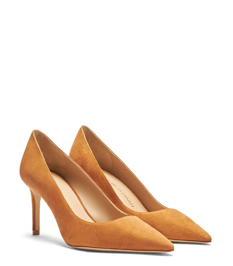 Stuart Weitzman STUART POWER 75 PUMP en AVELLANA de Mujer | Stuart Weitzman® Precio de fábrica