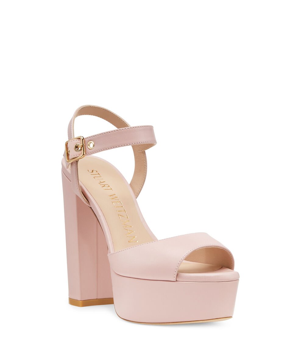 Stuart Weitzman RYDER 95 PLATFORM SANDAL en BALLET de Mujer | Stuart Weitzman® Promoción por tiempo limitado