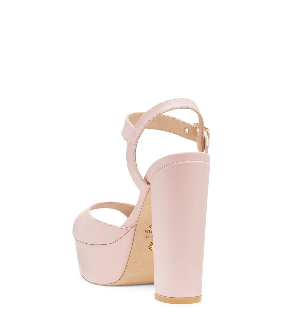 Stuart Weitzman RYDER 95 PLATFORM SANDAL en BALLET de Mujer | Stuart Weitzman® Promoción por tiempo limitado