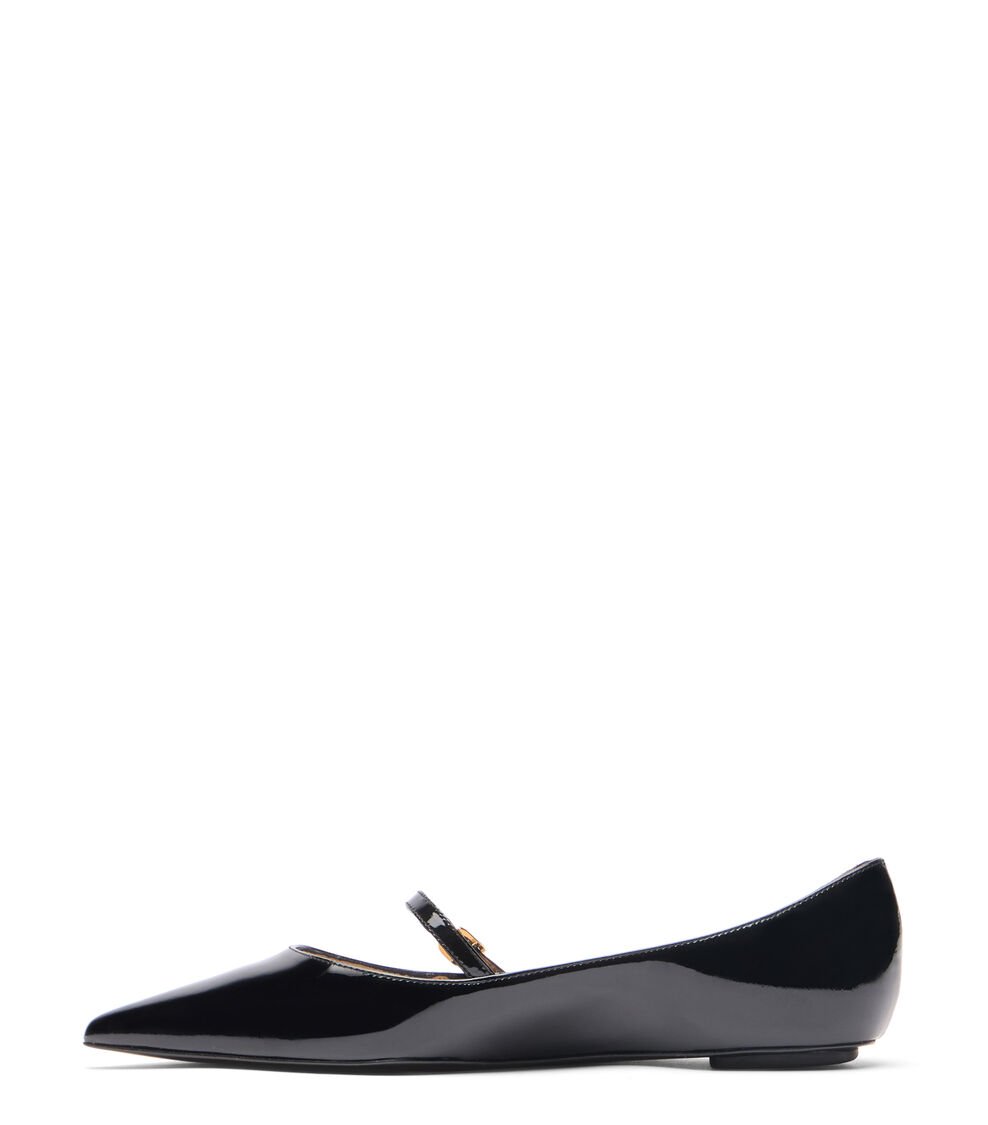 Stuart Weitzman EMILIA MARY JANE FLAT en NEGRO de Mujer | Stuart Weitzman® Precio ultrabajo