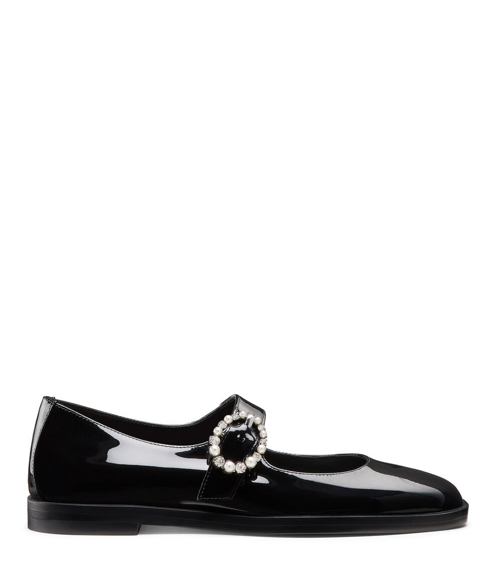 Stuart Weitzman LORALEI CRYSTAL MARY JANE en NEGRO de Mujer | Stuart Weitzman® En línea