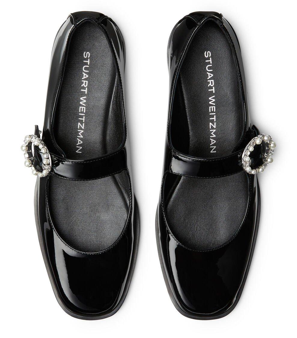Stuart Weitzman LORALEI CRYSTAL MARY JANE en NEGRO de Mujer | Stuart Weitzman® En línea