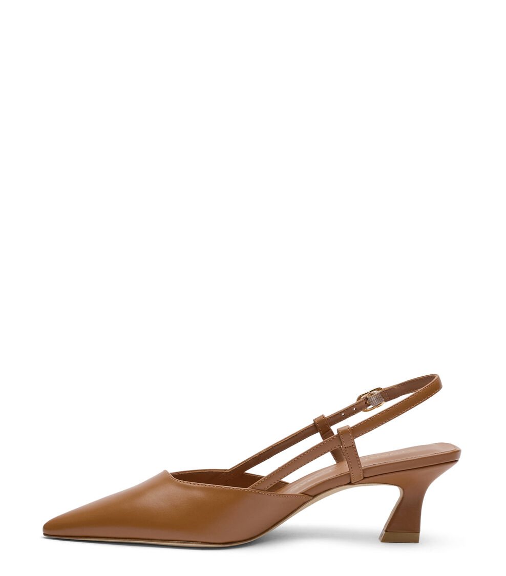 Stuart Weitzman VINNIE 50 SLINGBACK en AVELLANA de Mujer | Stuart Weitzman® Rebajas