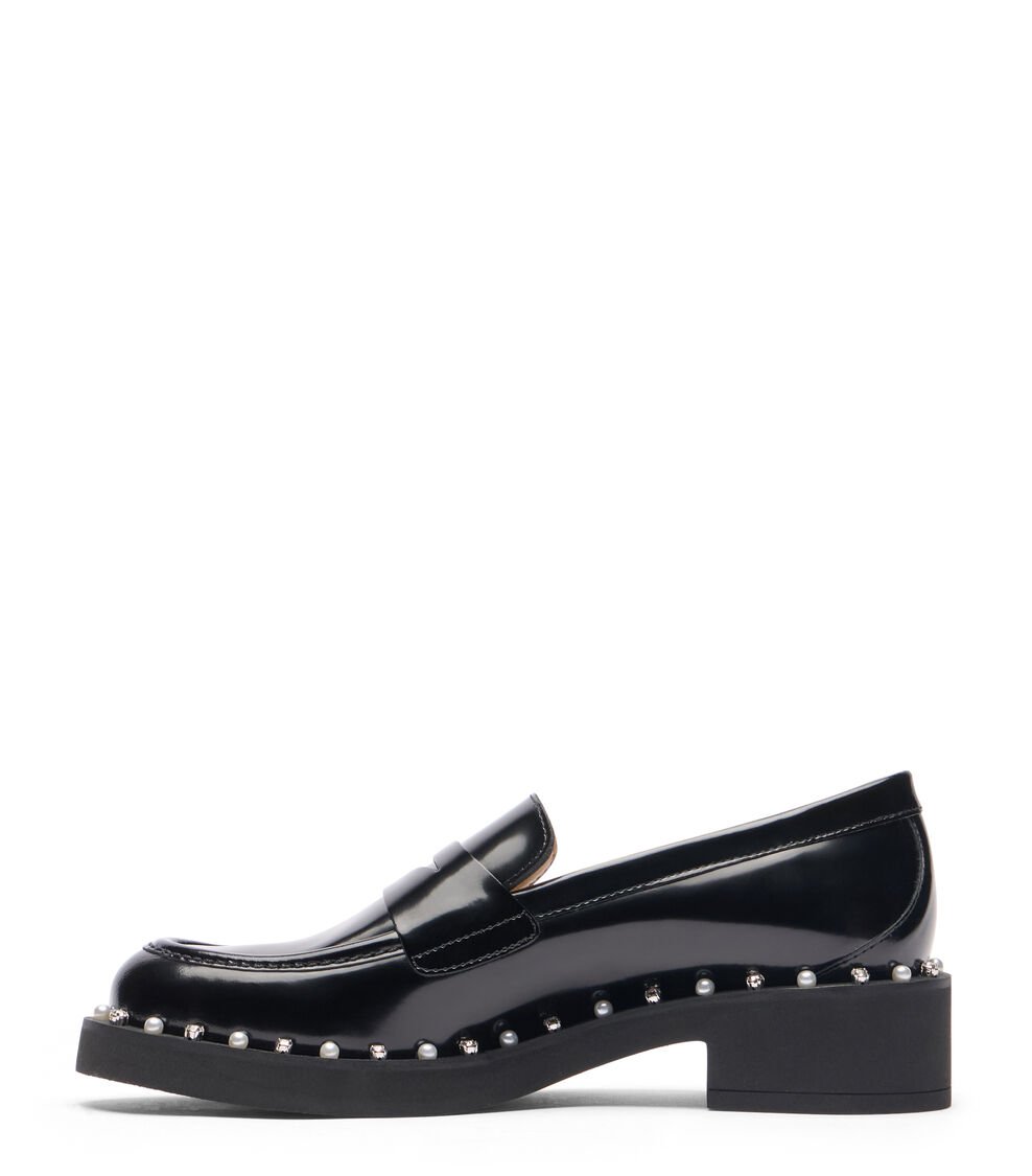Stuart Weitzman REVERIE LOAFER en NEGRO de Mujer | Stuart Weitzman® Venta caliente
