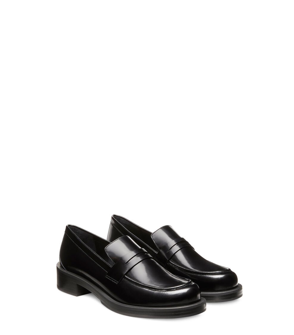 Stuart Weitzman PALMER BOLD LOAFER en NEGRO de Mujer | Stuart Weitzman® En oferta