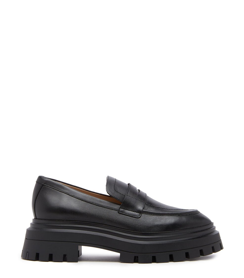 Stuart Weitzman BEDFORD LOAFER en NEGRO de Mujer | Stuart Weitzman® Tienda