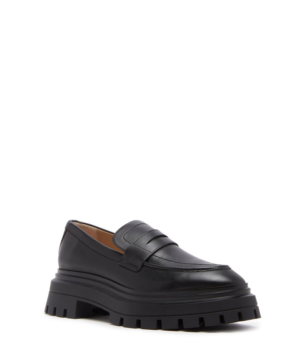 Stuart Weitzman BEDFORD LOAFER en NEGRO de Mujer | Stuart Weitzman® Tienda