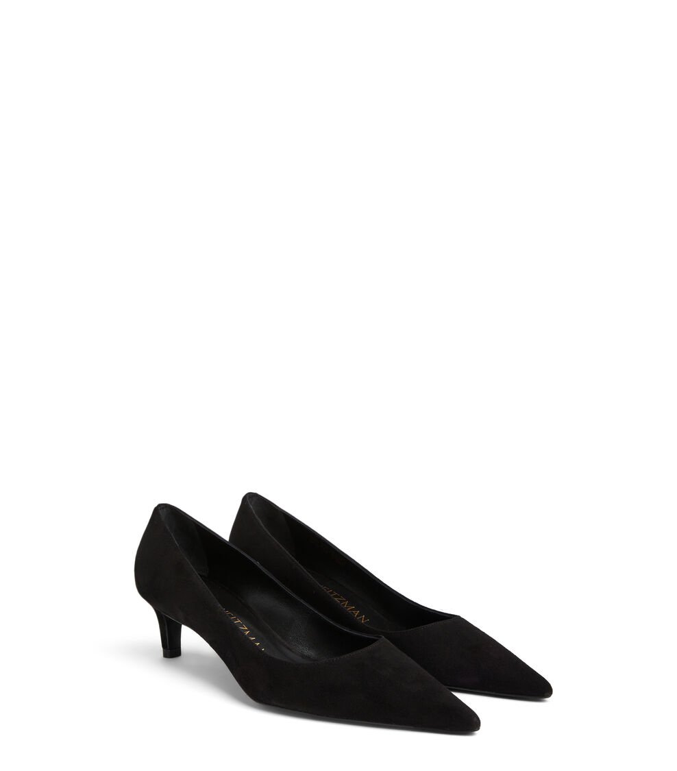 Stuart Weitzman STUART 50 PUMP en NEGRO de Mujer | Stuart Weitzman® Promoción trimestral