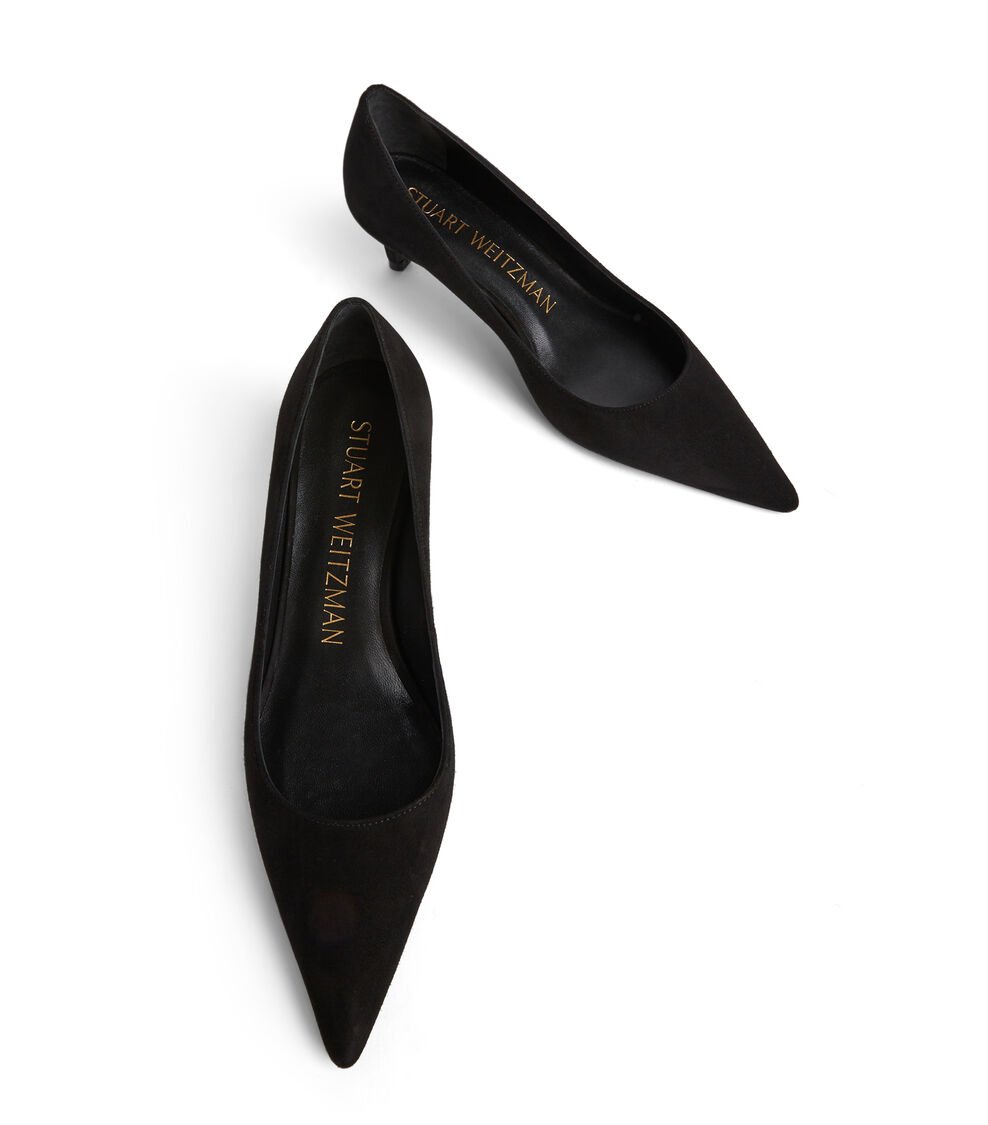 Stuart Weitzman STUART 50 PUMP en NEGRO de Mujer | Stuart Weitzman® Promoción trimestral