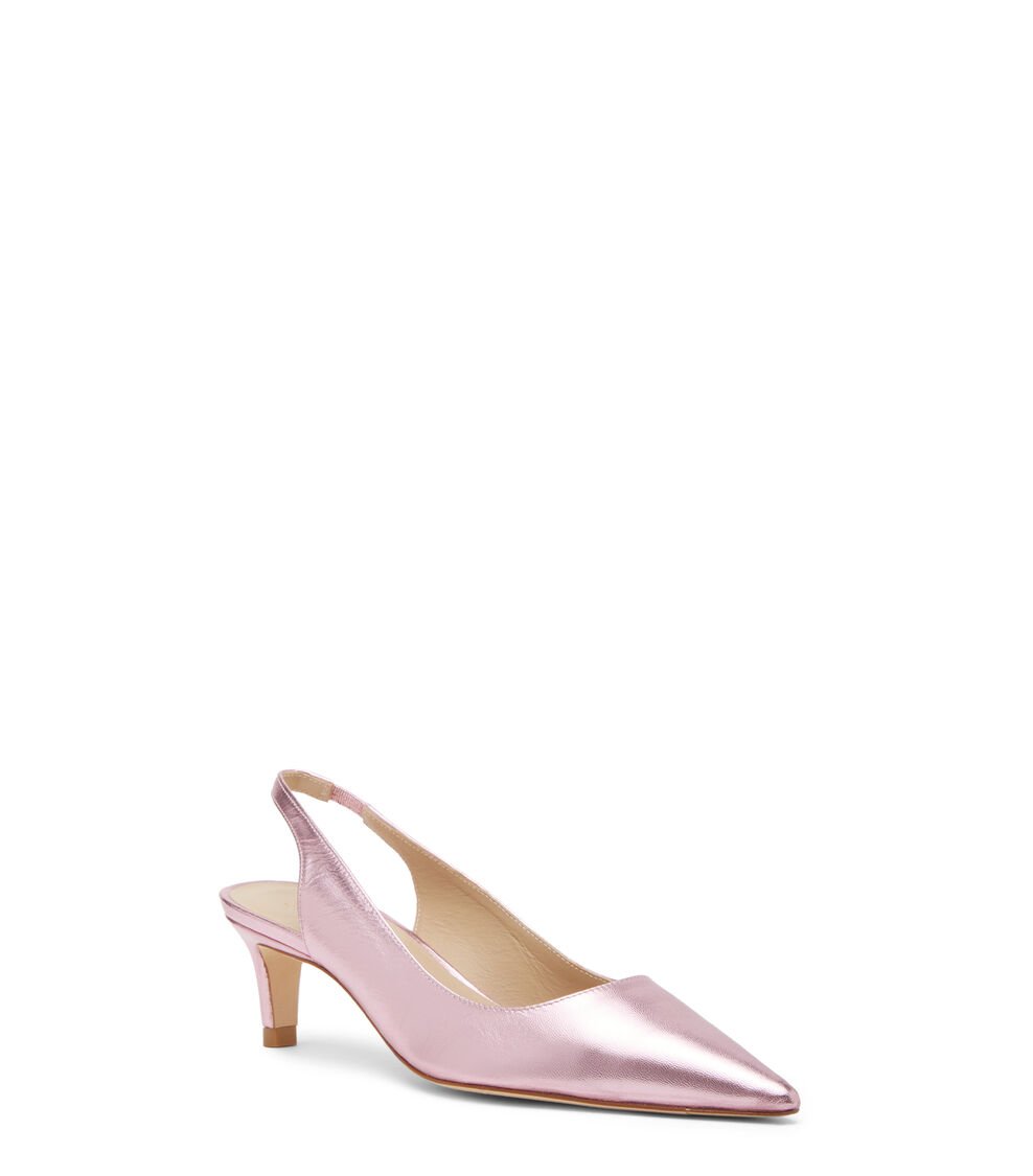 Stuart Weitzman STUART 50 SLINGBACK PUMP en ALGODÓN DE AZÚCAR de Mujer | Stuart Weitzman® Superdescuento