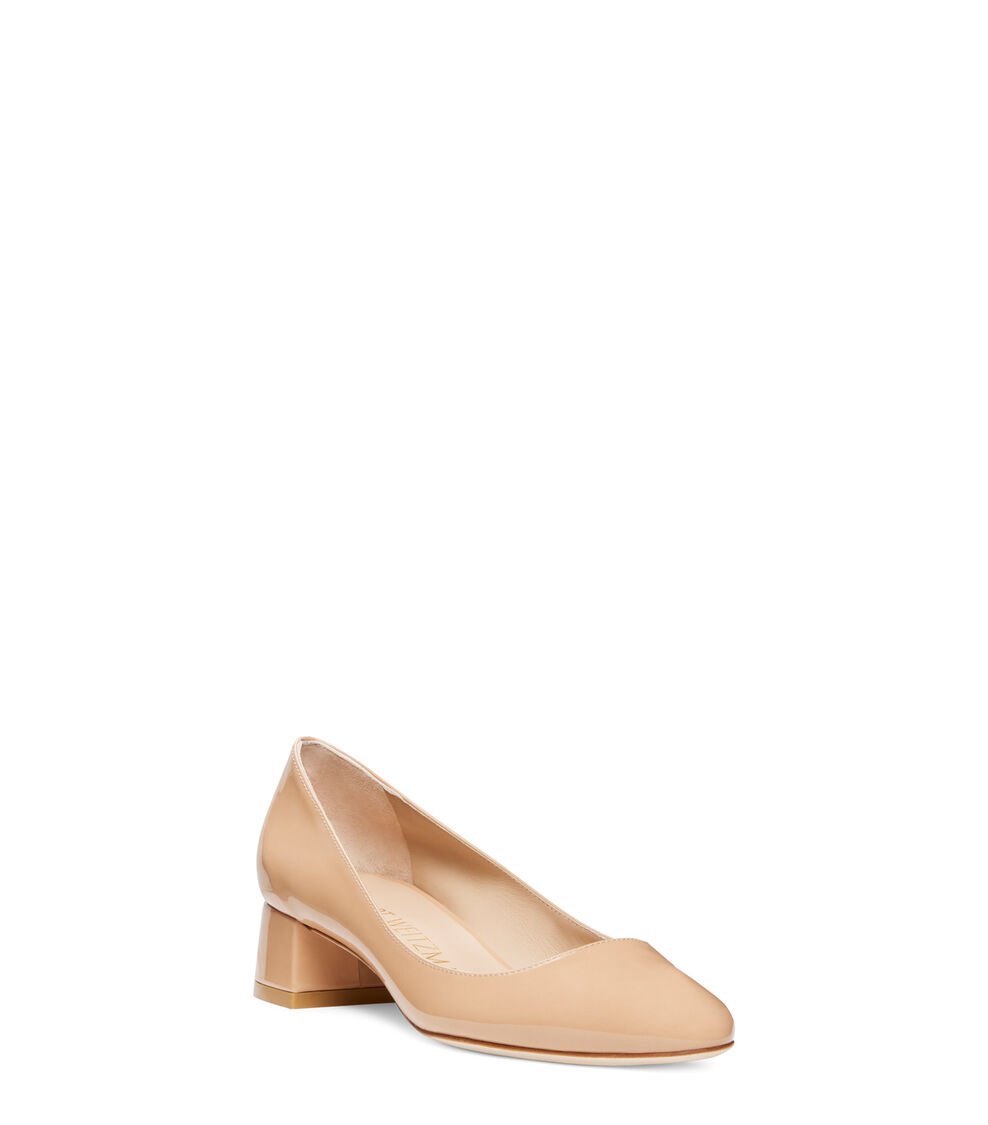 Stuart Weitzman VIVIENNE 35 PUMP en ADOBE de Mujer | Stuart Weitzman® Grandes descuentos