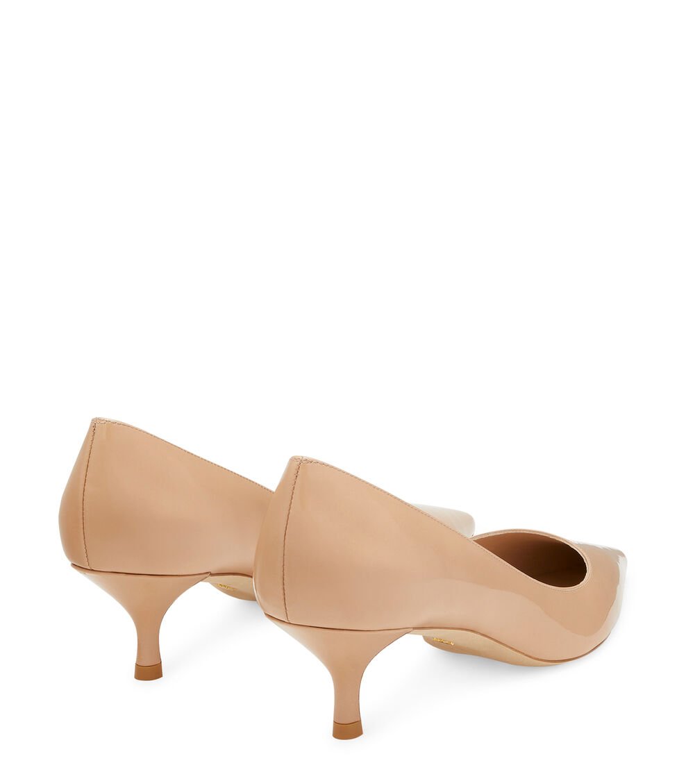 Stuart Weitzman STUART KITTEN PUMP en ADOBE de Mujer | Stuart Weitzman® Ahorra y exporta