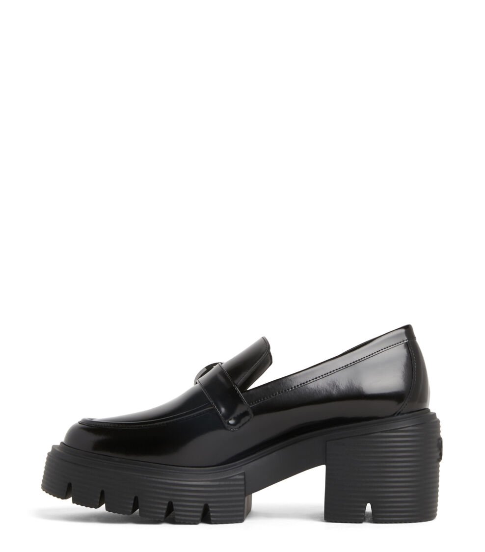 Stuart Weitzman MAVERICK SOHO LOAFER en NEGRO de Mujer | Stuart Weitzman® Libre de impuestos