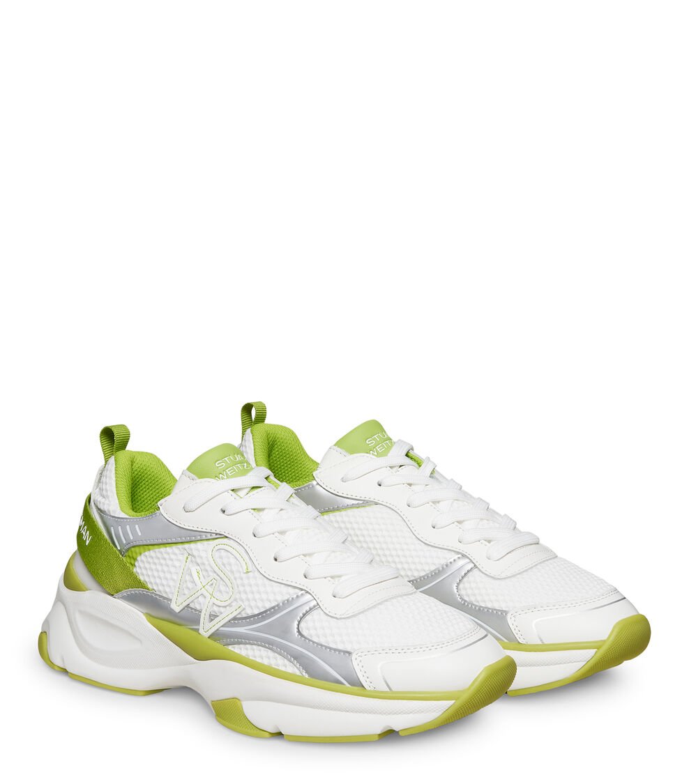 Stuart Weitzman SW TRAINER en BLANCO de Mujer | Stuart Weitzman® Última moda