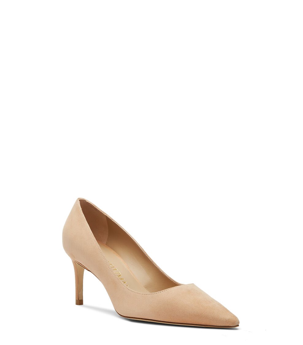 Stuart Weitzman STUART 75 PUMP en ROJIZO de Mujer | Stuart Weitzman® Rebajas de fin de temporada