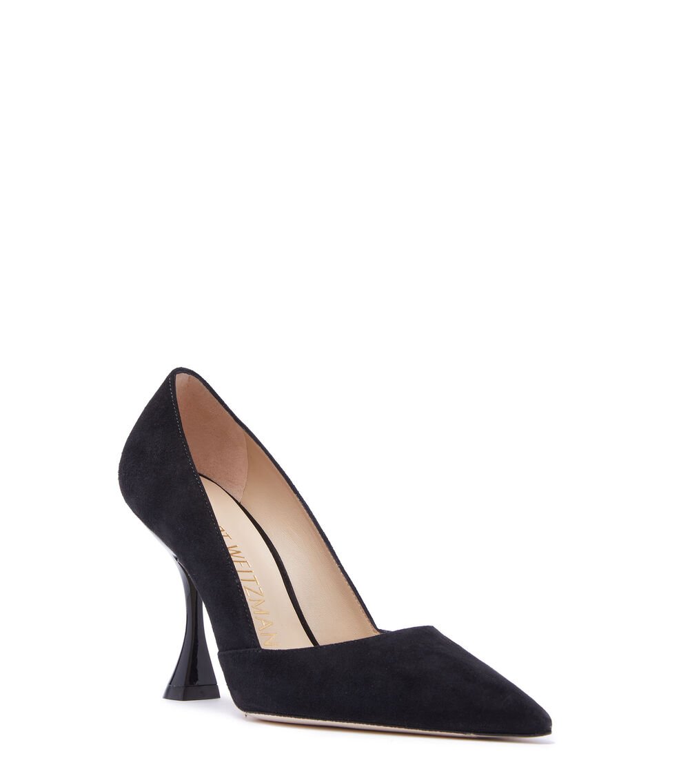 Stuart Weitzman XCURVE 100 PUMP en NEGRO de Mujer | Stuart Weitzman® Devoluciones gratuitas