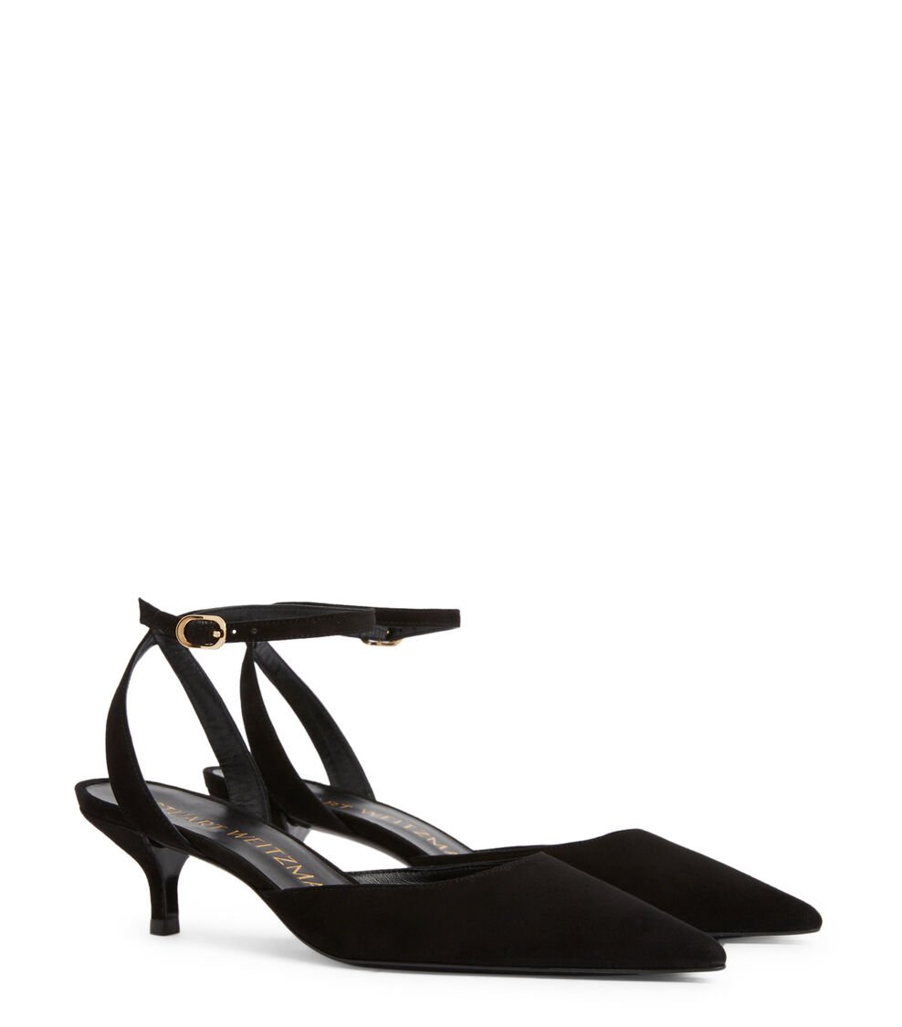Stuart Weitzman BARELYTHERE 50 PUMP en NEGRO de Mujer | Stuart Weitzman® 2025