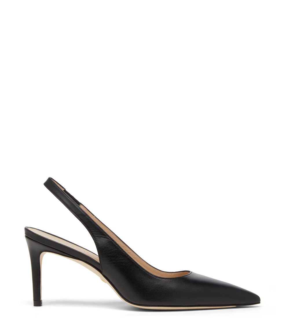 Stuart Weitzman STUART 75 SLINGBACK PUMP en NEGRO de Mujer | Stuart Weitzman® En línea
